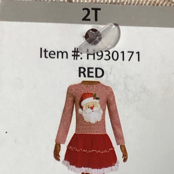Emily Rose Toddlers Girl Santa Tutu Dress Outfit - Picture 6 of 6